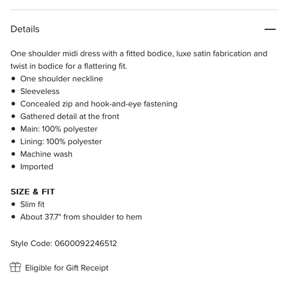 Haidee Petite One Shoulder Midi Dress - Picture 8 of 9